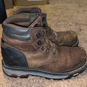 Justin WORK BOOTS Waterproof Comp Toe 9.5EE Vibram